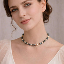 Multi Color Pearl Round 6mm Smooth Handmade Birthstone Necklace