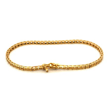 18K Yellow Gold Tennis Style Bracelet Mounting