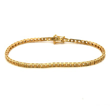 18K Yellow Gold Tennis Bracelet Mounting