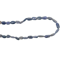 Natural Iolite Plain Mani Gemstone Necklace