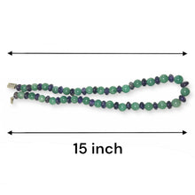 Natural Jade & Amethyst Semiprecious Gemstone Necklace