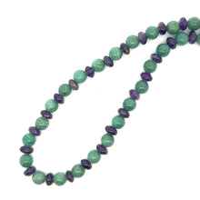 Natural Jade & Amethyst Semiprecious Gemstone Necklace