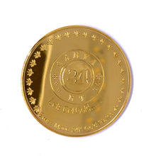 Govind Dev Ji 24K Gold Plated God Coin – Spiritual Swiss Made Token of Devotion, Strength & Grace