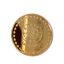 Lord Hanuman 24K Gold Plated Swiss Coin – Protective Talisman of Strength, Courage & Divine Power