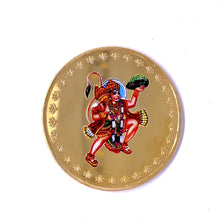Lord Hanuman 24K Gold Plated Swiss Coin – Protective Talisman of Strength, Courage & Divine Power