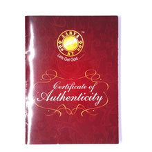 24K Premium Gold Foil Ganesh Card Blessing Gift Protection Blessing Wallet Insert Souvenir
