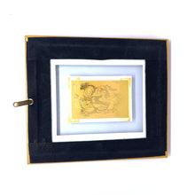 Lord Ganesh 24K Gold Foil Frame Sacred Blessings of Prosperity & Protection Auspicious Religious Handcrafted Gift for Loved Ones