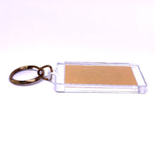Goddess Lakshmi 24K Gold Foil Keychain Keyring Divine Blessing for Wealth & Fortune