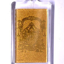 Balaji Double-Sided Keychain Laser Engraved 24K Gold Foil Blessing for Faith & Wealth Gift