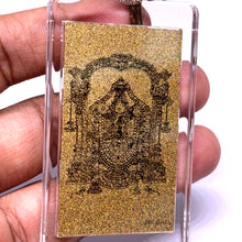 Balaji Double-Sided Keychain Laser Engraved 24K Gold Foil Blessing for Faith & Wealth Gift