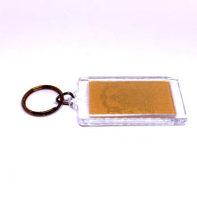 Balaji Double-Sided Keychain Laser Engraved 24K Gold Foil Blessing for Faith & Wealth Gift