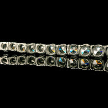 Premium White Cubic Zirconia Tennis 18.11’’ Necklace in 925 Sterling Silver 3-6mm Round CZ Stones Classic Luxury Bridal