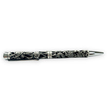 Luxury Black Handcrafted Writing Pen With Dragon Embossed Carving