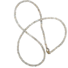 Natural Handmade Necklace Labradorite Gemstone Long Single Strand Beaded Jewelry