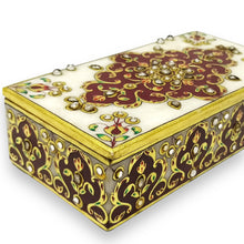 Marble 24K Gold Handcrafted Jewelry Box