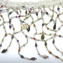 Natural Semiprecious Mix & Peridot Gemstone Necklace