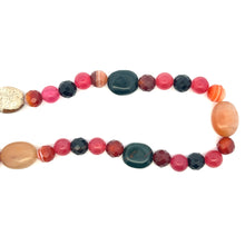 Natural Multi Jasper Jade Agate Gemstone Healing Necklace