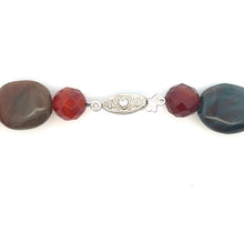 Natural Multi Jasper Jade Agate Gemstone Healing Necklace