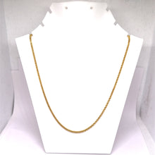 Yellow Gold Plated Fashionable 28” Snake Chain Necklace Jewelry