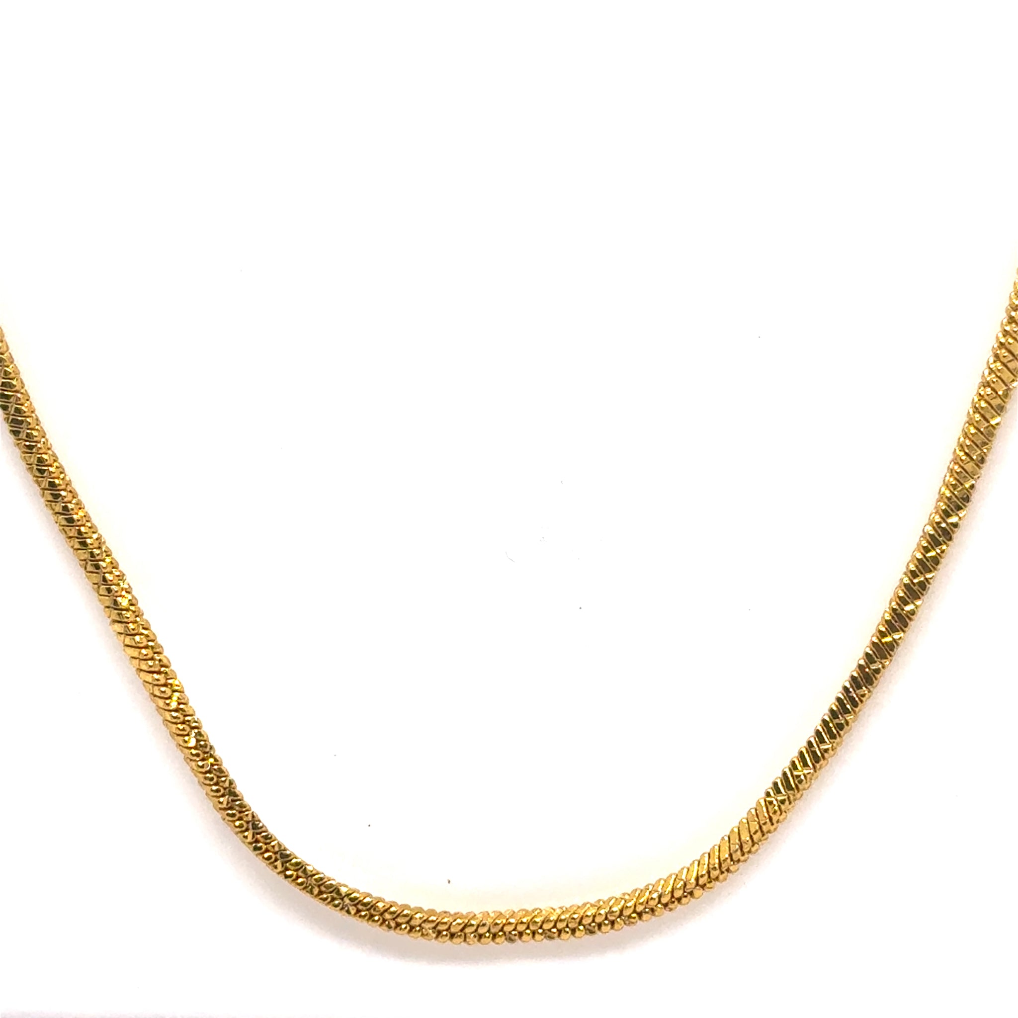 Gold Plated Snake Chain Necklace Jewelry