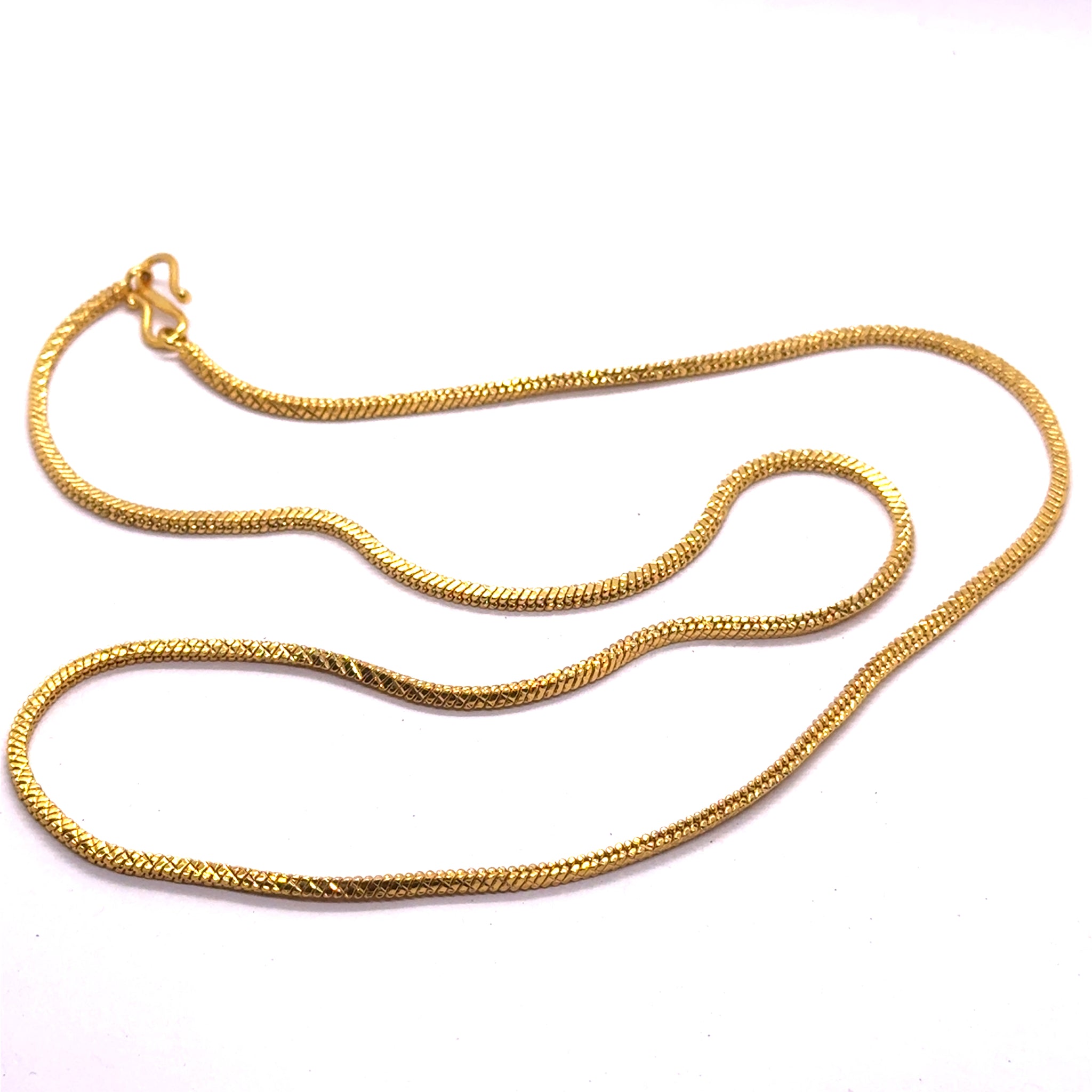 Snake Chain Gold Plated Necklace Jewelry