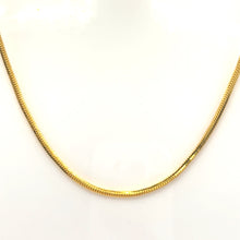 Chain Gold Plated Snake Inspired Fashion Necklace Jewelry