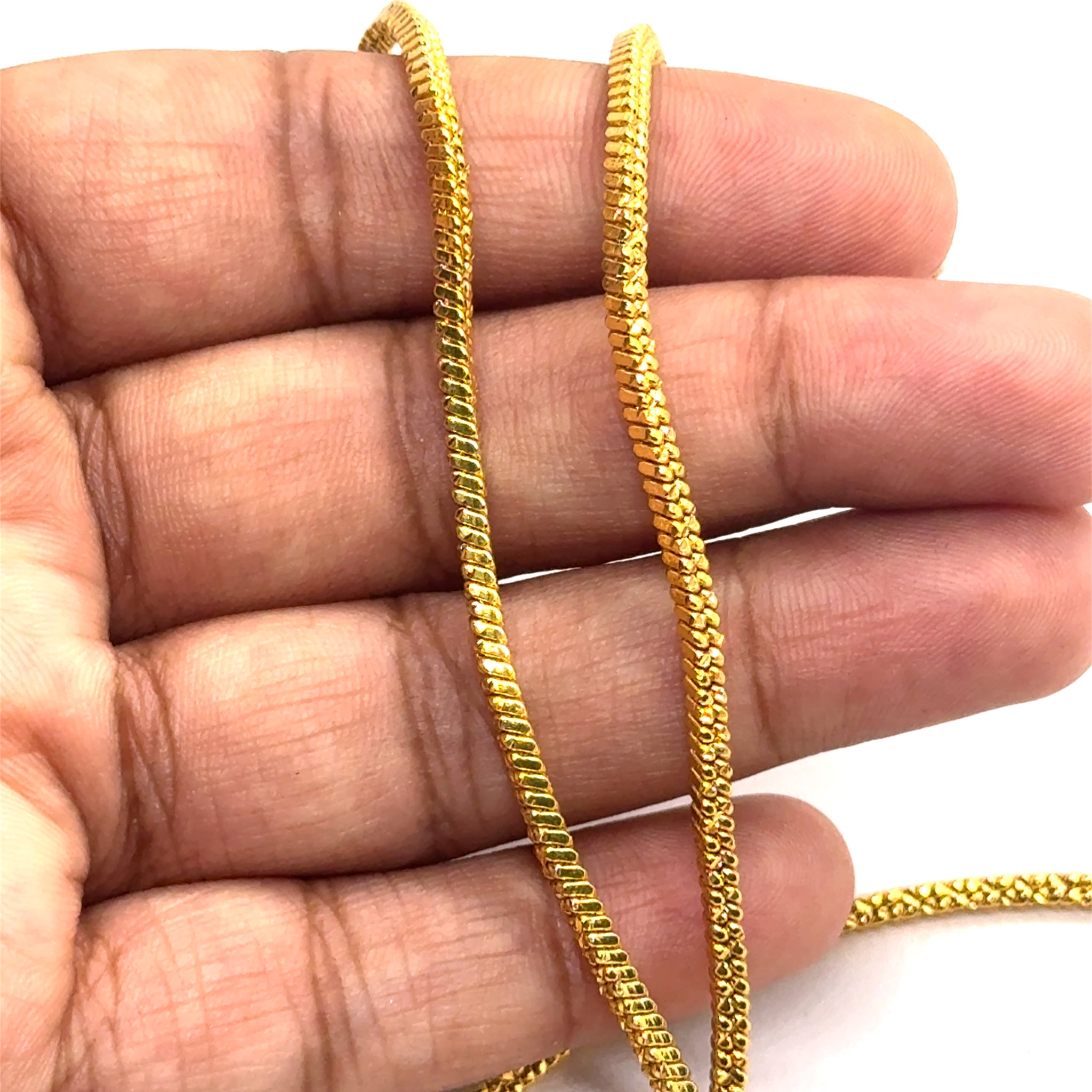 Gold Plated Chain Snake Unique Necklace Jewelry