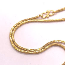Snake Chain Gold Plated Necklace Jewelry