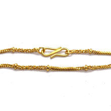 Gold Electroplated O shape and cuban Chain Necklace Jewelry