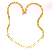 Micron Gold Plated I Love You Initial Snake Gold Plated Chain Necklace Jewelry