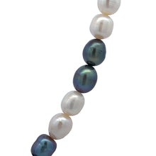 Chic Two-Tone Plain Pearl June Birthstone Necklace