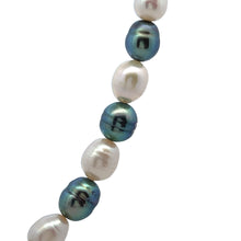 Pearl White & Grey Classic June Birthstone Plain Necklace