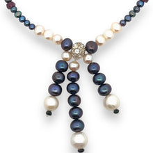 Natural Multi Tourmaline & Pearl Gemstone Handmade Necklace