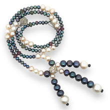 Natural Multi Tourmaline & Pearl Gemstone Handmade Necklace