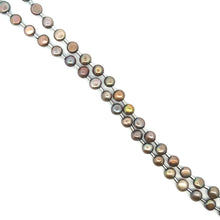 Fresh Water Pearl Plain 6mm Round Semiprecious Necklace