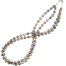 Fresh Water Pearl Plain 6mm Round Semiprecious Necklace