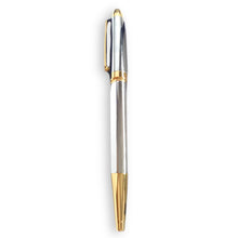 Luxury Handcrafted Writing Pen With Gold Silver Glossy Style