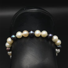 Freshwater Pearl Bracelet Cool White Color Button Shape June Birthstone Jewelry Sophistication with Gentle Feminine Peaceful Energy