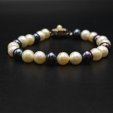Freshwater Pearl Bracelet Cool White Color Button Shape June Birthstone Jewelry Sophistication with Gentle Feminine Peaceful Energy