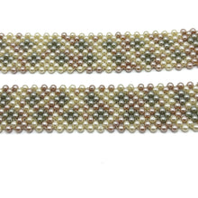 Multi-Colored Pearl Buckled Belt Summer Unisex Collection