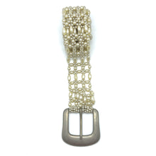 Handcrafted Pearl Fusion of Drop and Round Shaped Buckled Belt Unique Giftware