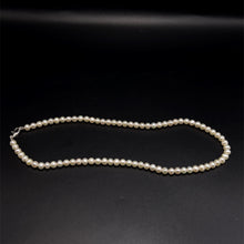 Natural Freshwater Pearl 6mm White Round Necklace 17inch Elegant Bridal Necklace for Purity and New Beginnings