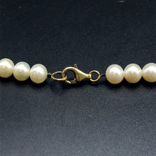 Natural Freshwater Pearl 7mm White Round Necklace 16.9inch Soft Radiance Pearl Jewelry for Emotional Healing