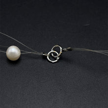 Natural Freshwater Pearl Round 6mm Oval 5x4mm White Grey Necklace 17.5inch Elegant Shine Jewelry for Harmony and Beauty