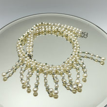 Pearl Elegant White Bib Style Necklace