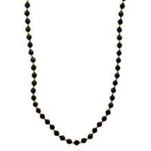 Versatile 925 Sterling Silver Station Necklace with Natural Spinel 4.5mm Faceted Ball Beaded Gemstone Root Chakra