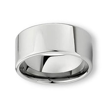 Tungsten Ring Domed Silver Glossy High Polished Band
