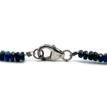 Handmade Necklace Natural Shaded Blue Sapphire Gemstone Beaded Ombre Jewelry