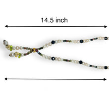 Natural Multi Tourmaline Pearl Citrine Peridot Multi Color Necklace Jewelry