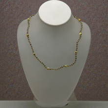 Exclusive 925 Sterling Silver Station Necklace with Natural Smoky Quartz 4mm Faceted Rondelle Beaded Gemstone Gold Charms Grounding Energy